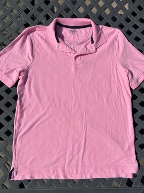 Croft & Barrow Men’s Pink Polo Shirt, Preppy, Golf, Summer, Classic, Size Medium